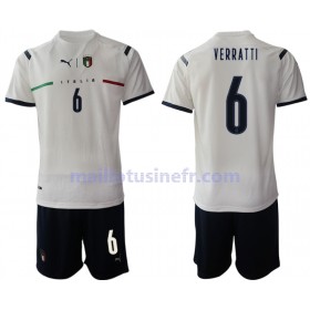 Maillot de Foot Italie Marco Verratti 6 Extérieur 2021-22 - Enfant